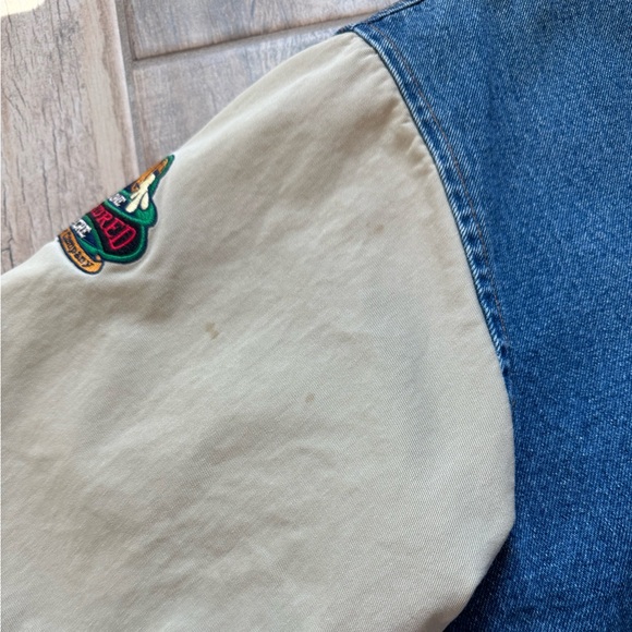 Vintage 90s Disney Winnie the Pooh denim varsity jacket XXXTENTACION - Picture 9 of 16